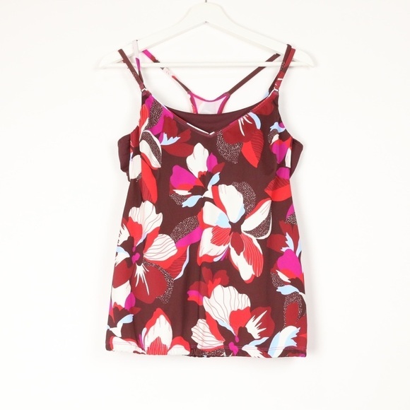 Athleta Seascape Bra Cup Tankini Swim - Picture 2 of 9